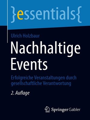 cover image of Nachhaltige Events